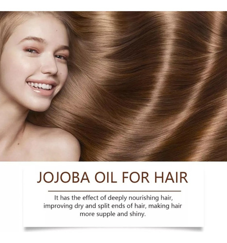 Fb Aceite De Jojoba Para Cabello, Orgánico Prensado En Frío
