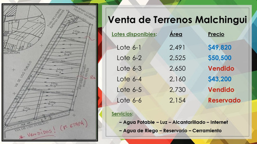Lotes Terrenos En Malchingui