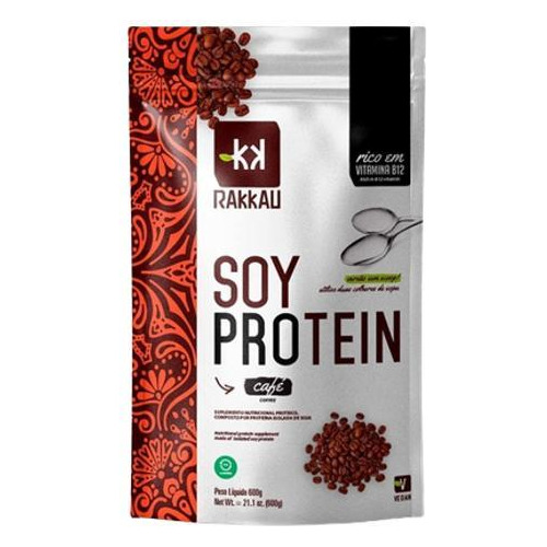 Kit 2x: Soy Protein Café Vegana Rakkau 600g