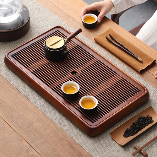 Bandeja De Té De Bambú, Bandeja De Té Chino Gongfu, S
