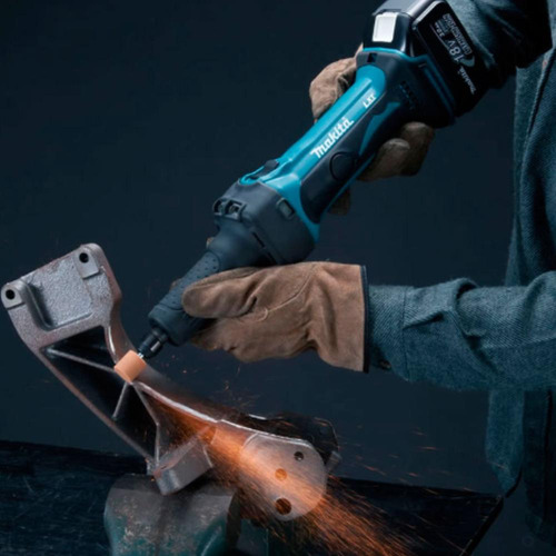 Retificadeira Angular A Bateria 18v Makita Dgd800z C/ Kit