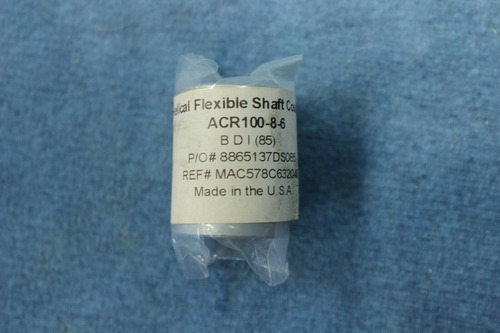 New Helical Flexible Shaft Coupling Acr100-8-6 (6 Mm To Dde