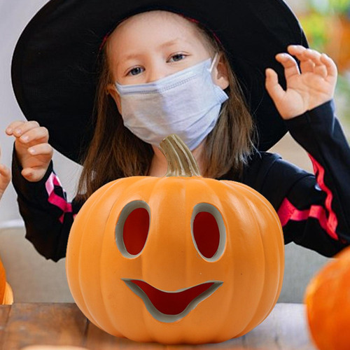 Halloween Jack-o-lantern Luces Led De Calabaza Favores De Fi