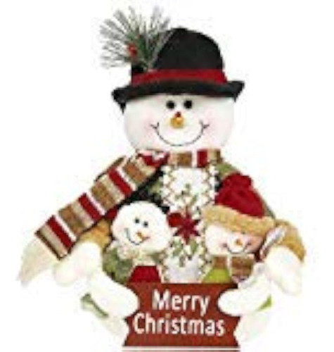 Set De Adornos Navideños Muñecos De Nieve Papá Noel Decorati