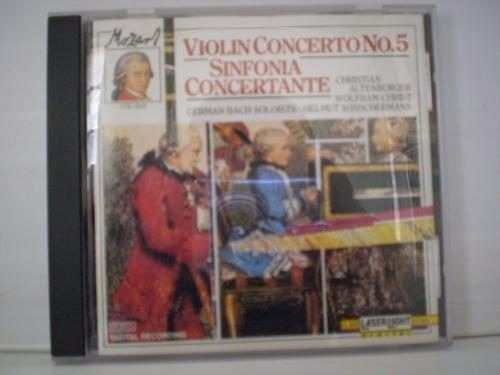 Cd Violin Concerto Nº 5 Sinfonia Concertante