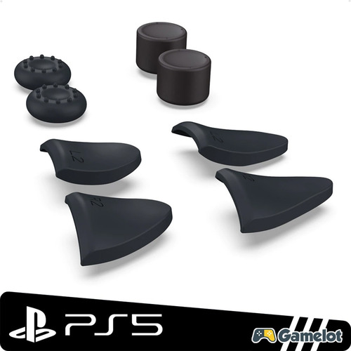 Imagem 2 de 5 de Kit Protetor Extensor De Gatilho Trigger Grips Controle Ps5