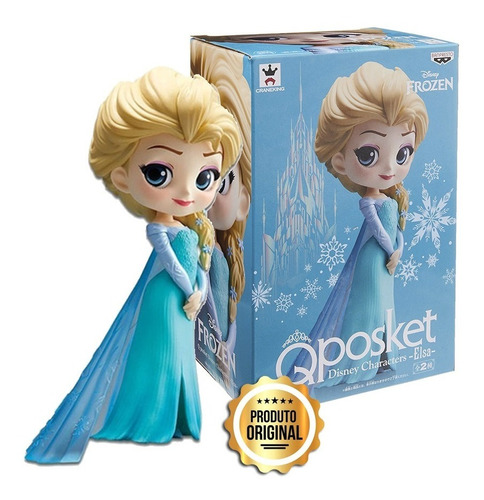 Boneca Q Posket Elsa Frozen | Disney | Banpresto