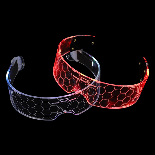 Anteojos Led Luminosos Para Discotecas, 2 Unidades