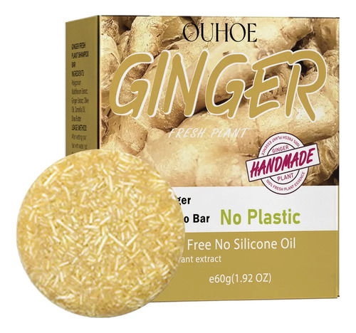 Jabón Para Oscurecer El Cabello Polygonum F Shampoo Bar,