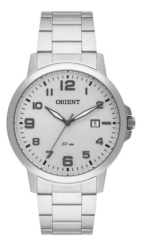 Relógio Masculino Orient Mbss1373 S2sx Prateado 42mm Quartz