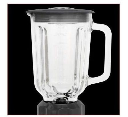 Imagen 3 de 8 de Licuadora Jarro Vidrio 1.5 L-1620 Gris Sindelen - Iken