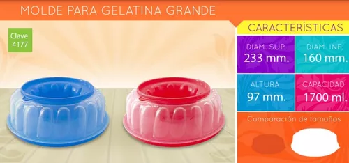 Molde para Rosca Marca Wilton de 6x2.5 pulga Crea deliciosos pasteles,  gelatinas y más con este molde fácil de desmoldar.🤩…