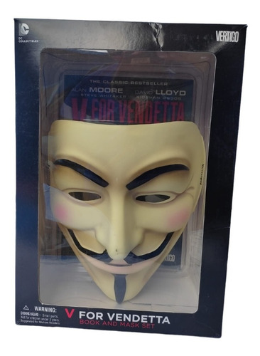 Imagen 1 de 7 de Set Libro Cómic Y Máscara V For Vendetta En Ingles