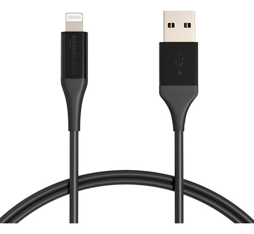 Cable De Carga Usb A Lightning Para Iphone 1.8 M Resistente Negro