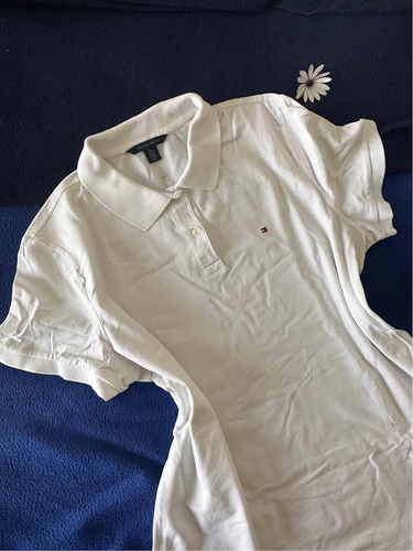 Polo Tommy Hilfiger Para Dama Xl Blanca