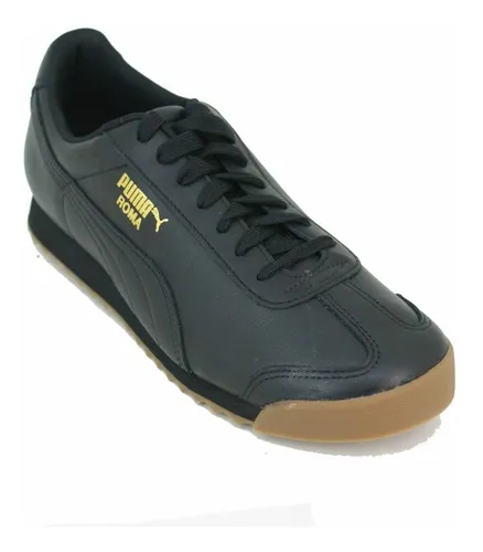 Zapatilla Puma Roma Classic Gum Negro Hombre Deporfan