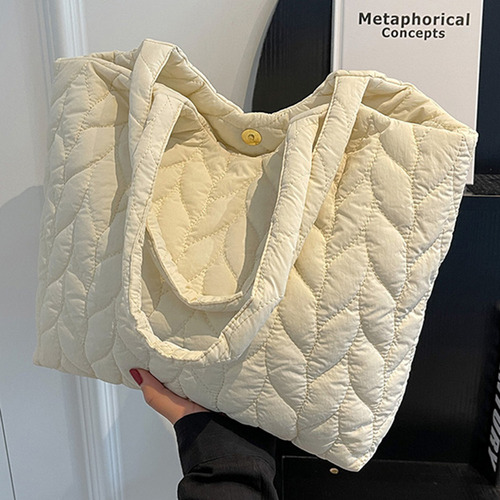 Bolsos Acolchados Para Mujer Con Hilo De Bordar De Nylon, To