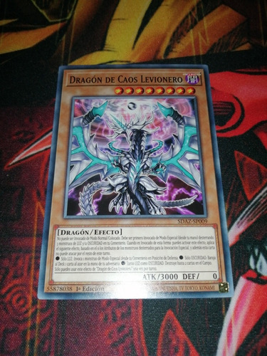 Dragón Del Caos Levionero Yu-gi-oh! Original Konami 