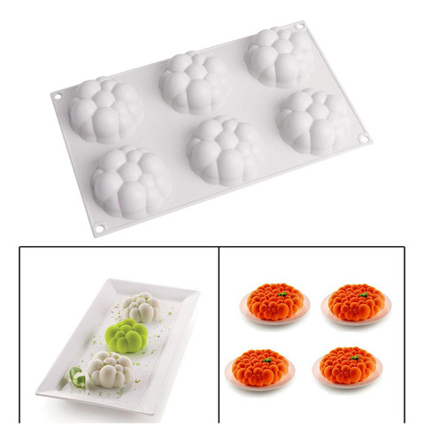 Molde De Silicona De Burbuja 3d Diy Pastel Postre
