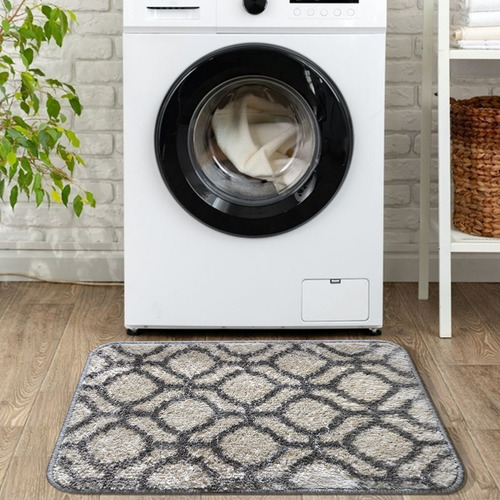 1 Tapete Lavanderia Absorvente Antiderrapante Cozu D4 45x65