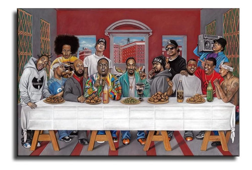 Fie Hip Hop Music Rapero Star Legend The Last Supper Poster 