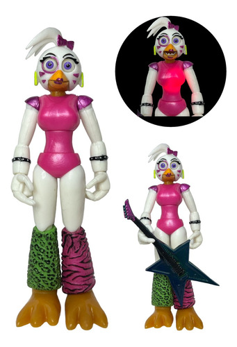 Glam Rock Chica Five Nights At Freddy's Segurity Breach Luz