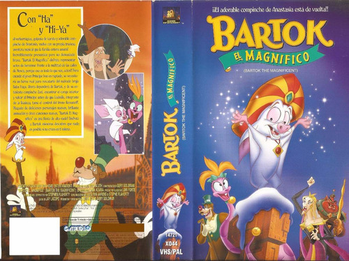 Bartok El Magnifico Vhs Dibujos Animados Infantil