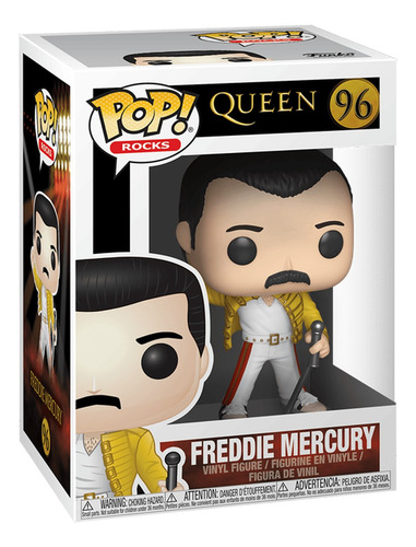 Funko Pop Rocks: Queen - Freddie Mercury Wembley 1986