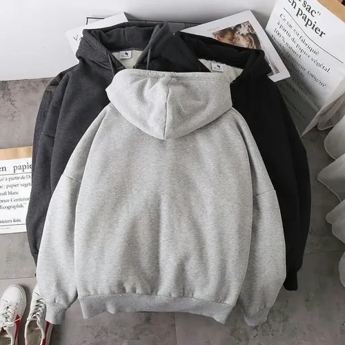 Buzo Canguro Con Capucha Y Cierre De Abrigo Invierno | MercadoLibre