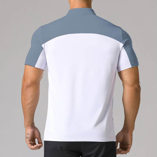 Camiseta Deportiva Deportiva De Manga Corta Elástica Con Cre