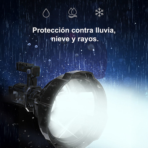 Lámpara De Mano Led Recargable Linterna Portátil Camping