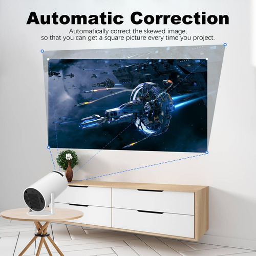 Proyector Portátil Inteligente Para Cine En Casa Interior Y