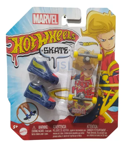 Hot Wheels Skate De Dedo Profissional Com Tênis Fingerboard