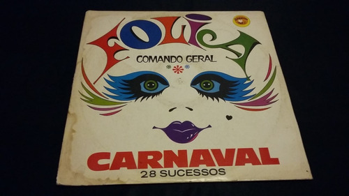 Folia Comando Geral Grupo Dos Folies Lp Vinilo Samba