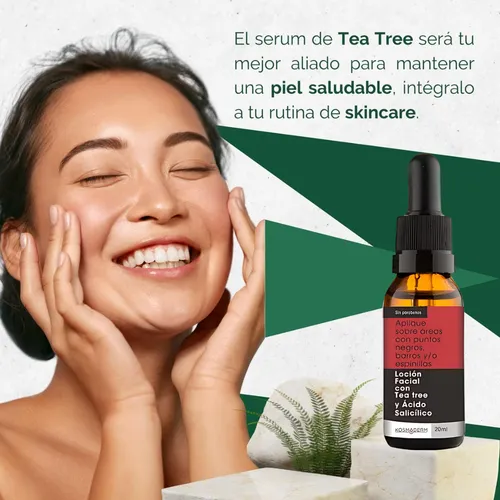 Tea Tree Aceite Y Pomos Limpiadores - - mL a $1480