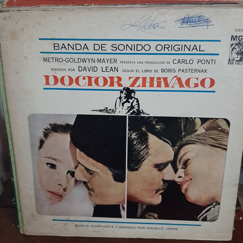 Vinilo Maurice Jarre Dr Zhivago Banda Original Pelicula Bs1