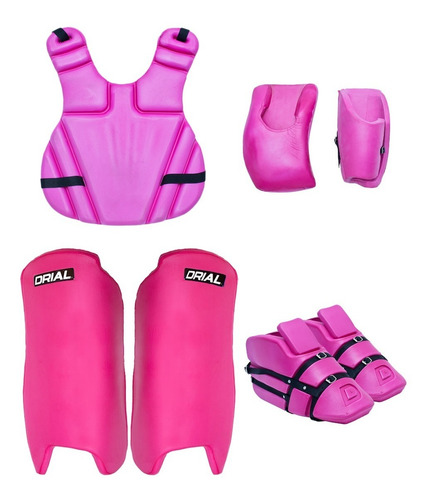 Equipo Arquera Hockey Pechera Kickers Legguard Guantes Drial