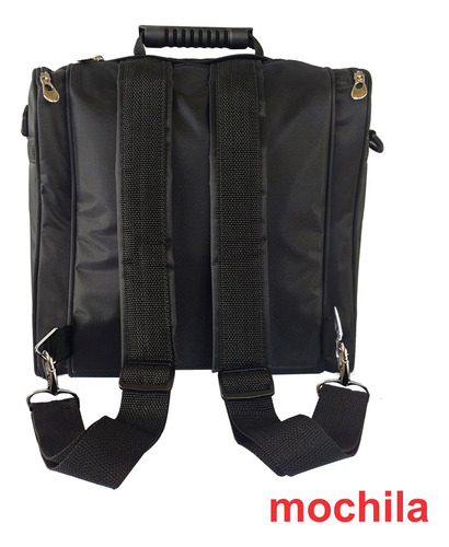 Bolsa Mochila Para Maquiagem Com 5 Estojos P/ Acessórios