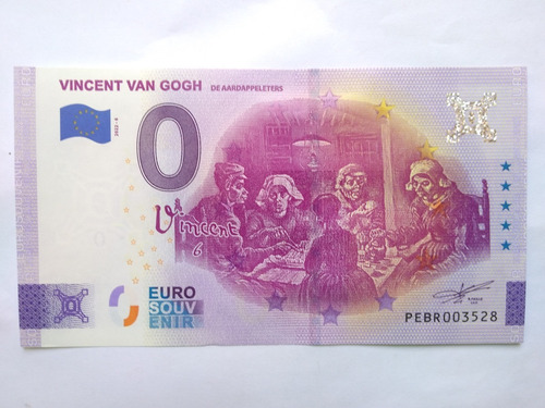 Billete 0 Euro Nederland Vincent Van Gogh Comedores De Papas