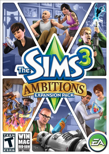 Win/mac - The Sims 3 Ambitions - Físico Original U