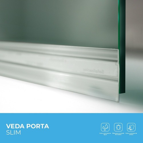 Protector Veda Porta Slim contra agua, polvo e insectos, 80 cm