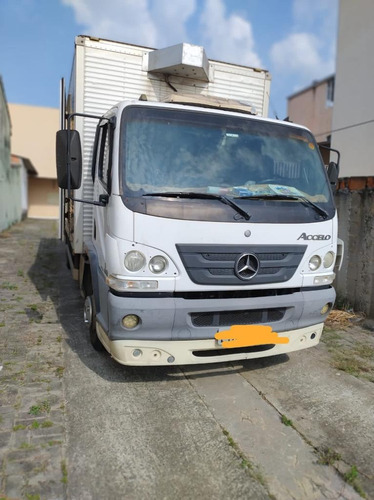 Mb Accelo 815 Ano 2012 Com Baú De 6,20m