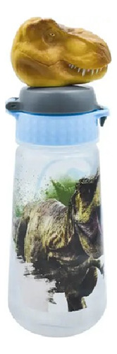 Botella Para Agua De Plástico Jurassic 473ml Cabeza