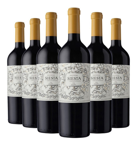 Vino Siesta Cabernet Franc Caja X 6 X 750ml.  -