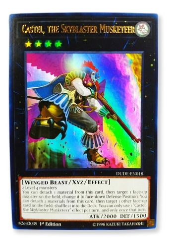 Yugi-oh! Castel The Skyblaster Musketeer Dude-en018 Ultra