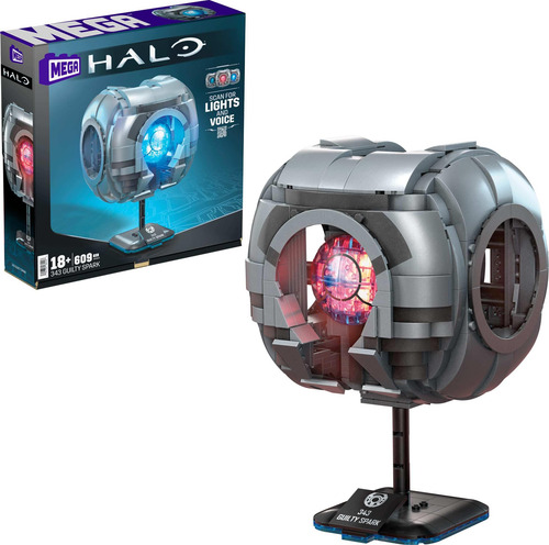 Juguete De Construcción Mega Halo, Modelo 343, Guilty Spark,