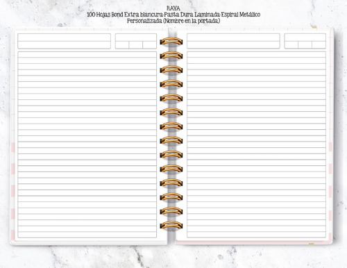 Libreta Personalizada T. Carta Precious C