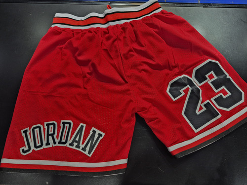 Short Bermuda Nba Básquet Chicago Bulls Rojo Xl