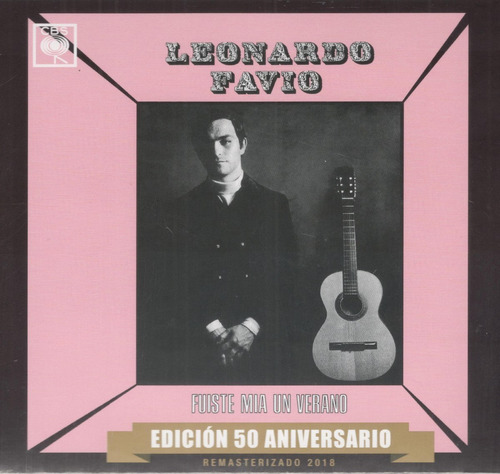 Favio Leonardo Fuiste Mia Un Verano 50 Aniversario Cd Nuevo