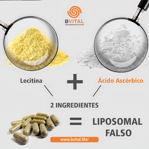 Vit/c-vital - Vitamina C Liposomal 380mg / 60 Cápsulas Sabor Sin Sabor